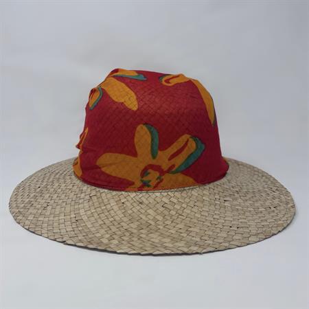 Cappello Paglia Rosso