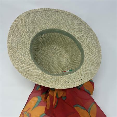 Cappello Paglia Rosso