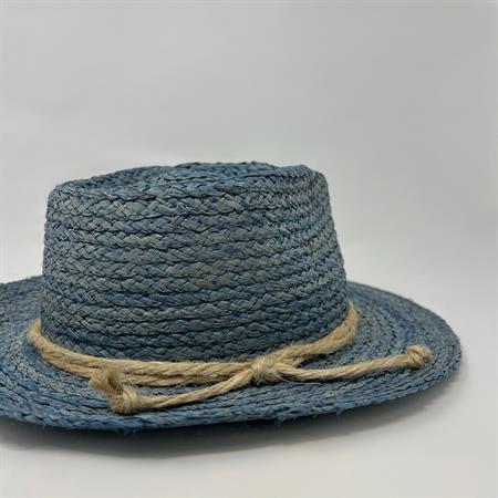 Cappello Paglia Blu