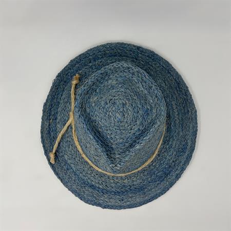 Cappello Paglia Blu
