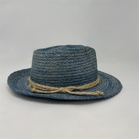 Cappello Paglia Blu
