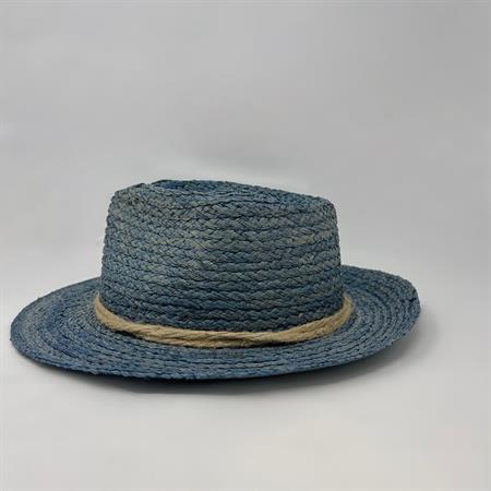 Cappello Paglia Blu