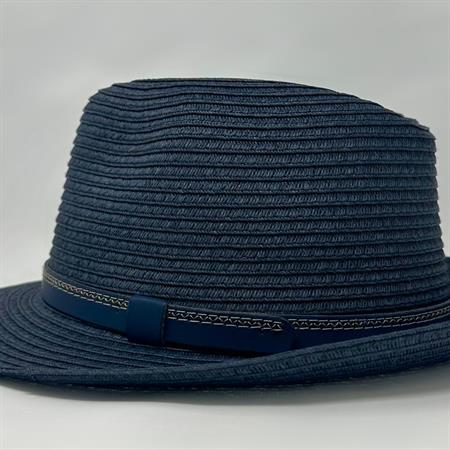 Cappello Paglia Blu
