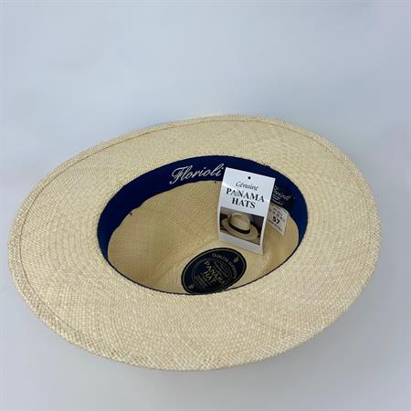 Cappello Panama Blu Scuro 1